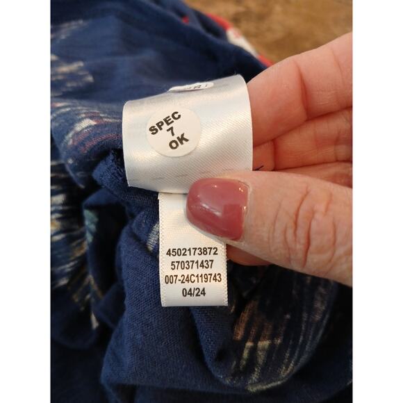 Chico's Women's floral top Size 3‎ ( XL) - Picture 7 of 8